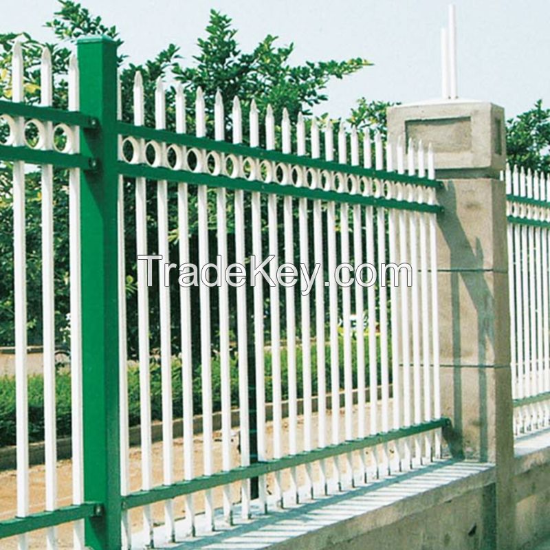 Zinc steel fence community fence factory fence iron fence perspective wall fence customization