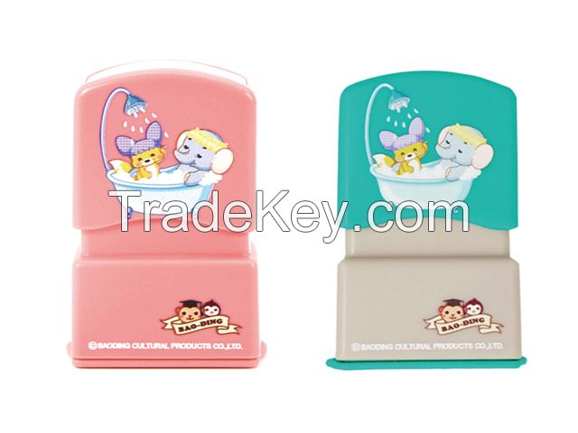 Children Kids Cute Cartoon Name Stamps Rubber Stamps