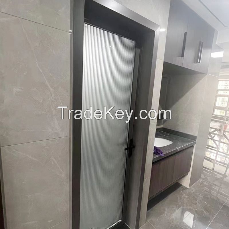 Aluminum flush door