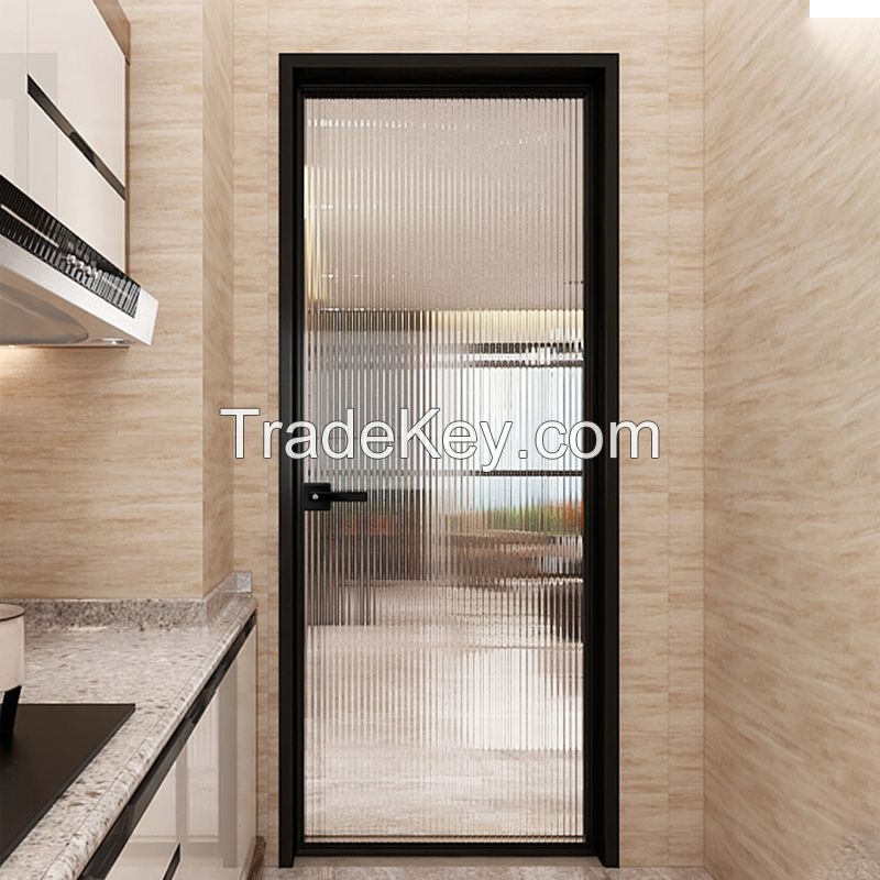 Aluminum flush door