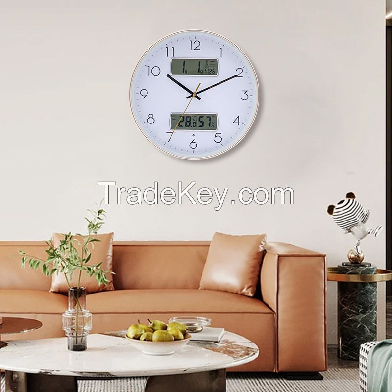 LCD Wall Clock Smart Sensor LCD Wall Clock