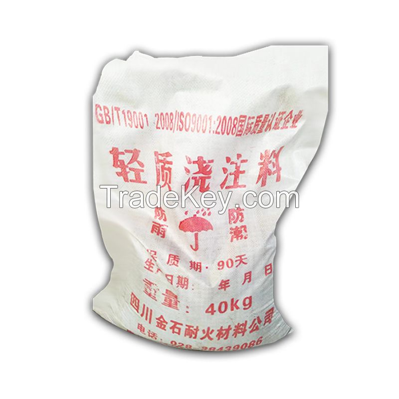 Light weight refractory castables, reference price, from 1 ton