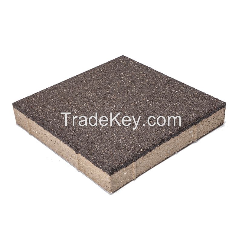 Permeable brick square, garden, pedestrian aisle brick, load-bearing brick, sponge City brick with good wear resistance and good skid resistance, square meters