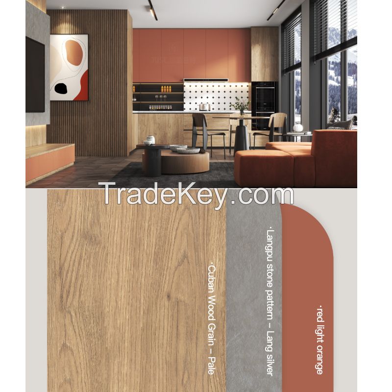 Plank Cuban Wood Grain* Brown Frosted Surface 9*1220*2800