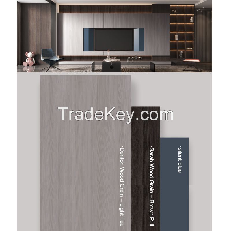  Home wood paneling Lapland wood grain Synchronized wood grain light tea