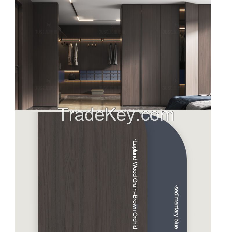 Home Plank Lapland Wood Grain Synchronized Wood Grain*brown blue 9*1220*2800