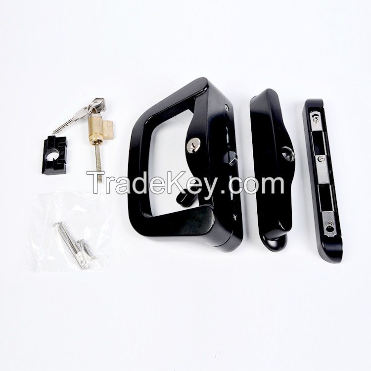 High Security Sliding Door Lock For Sliding Glass Patio Door Inside And Outside Locking Door Pull Handle