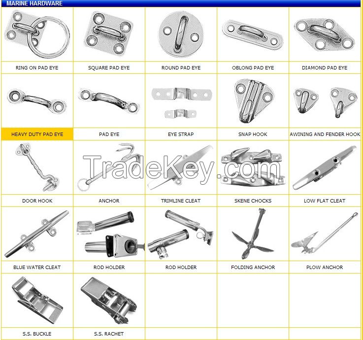 Stainless steel rigging