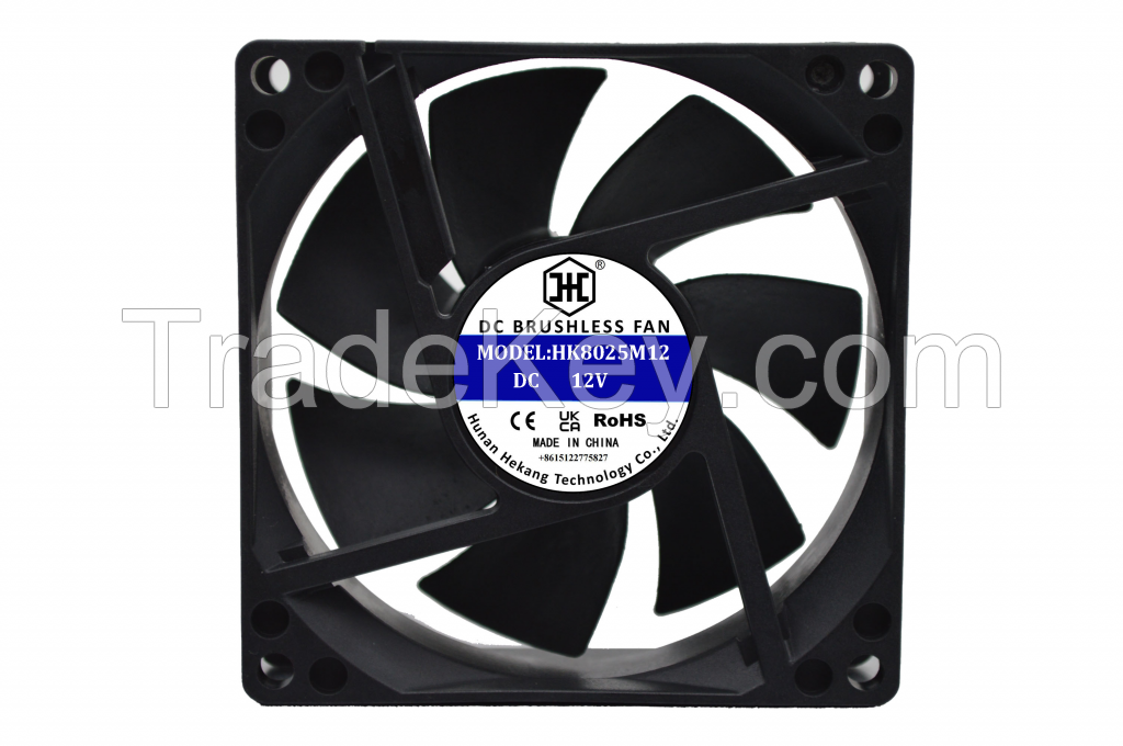 DC 80*80*25mm fan