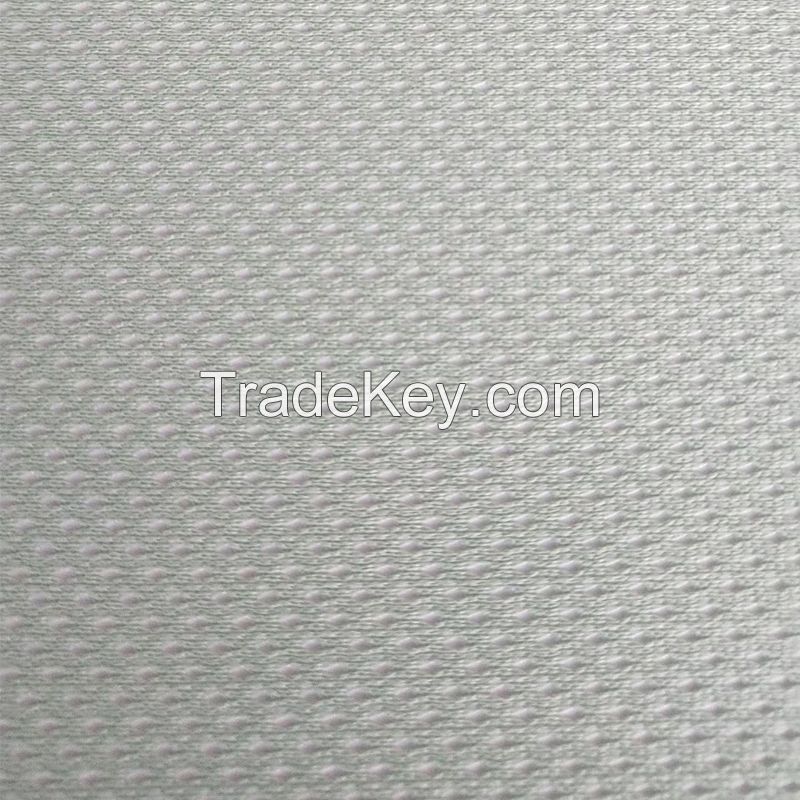 Low-stretch small eyelet fabric