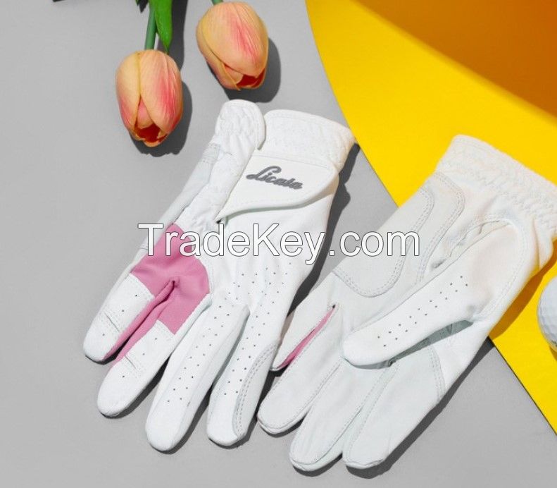 Licata) Solo Stella Sheepskin-based Golf Glove: 1 Set [2 Gloves] (For Women: Size 18)  