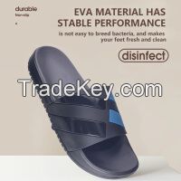 Antibacterial, anti-skid. Twill slippers(unisex)