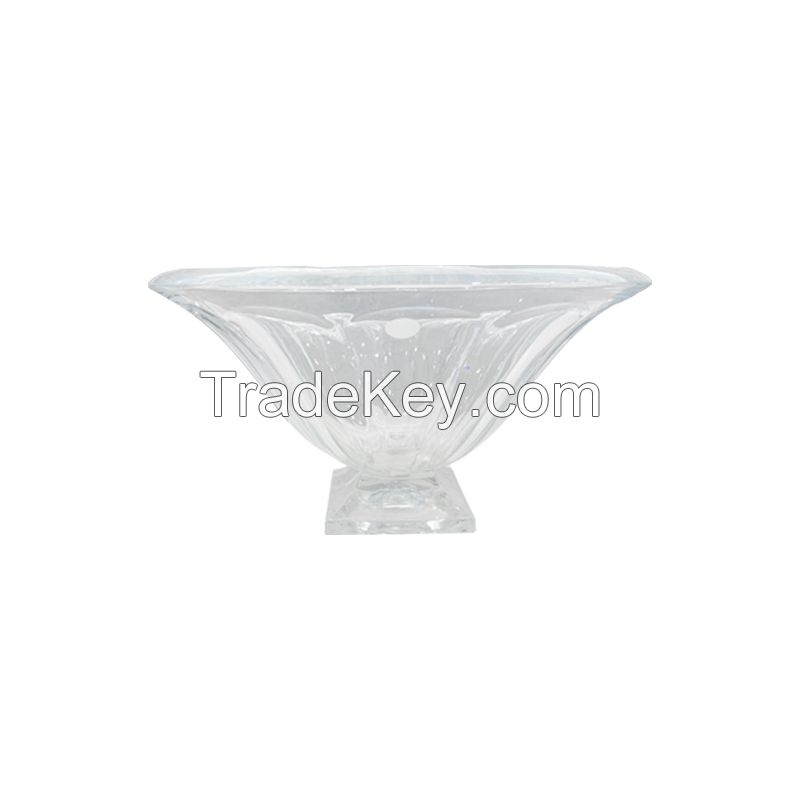  Handmade Wholesale Glass Fruit Plate Salad Fruit Bowl Creative Plate Home Restaurant Hotel Various styles price 4.5-9