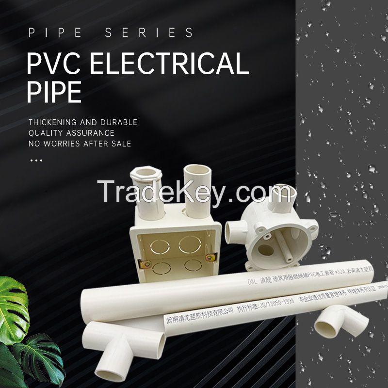 DIANLONG PVC pipe threading pipe wire protection pipe insulation electrical pipe