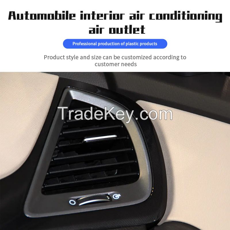 Wholesale customizable auto parts plastic car interior air conditioner vents (contact email)