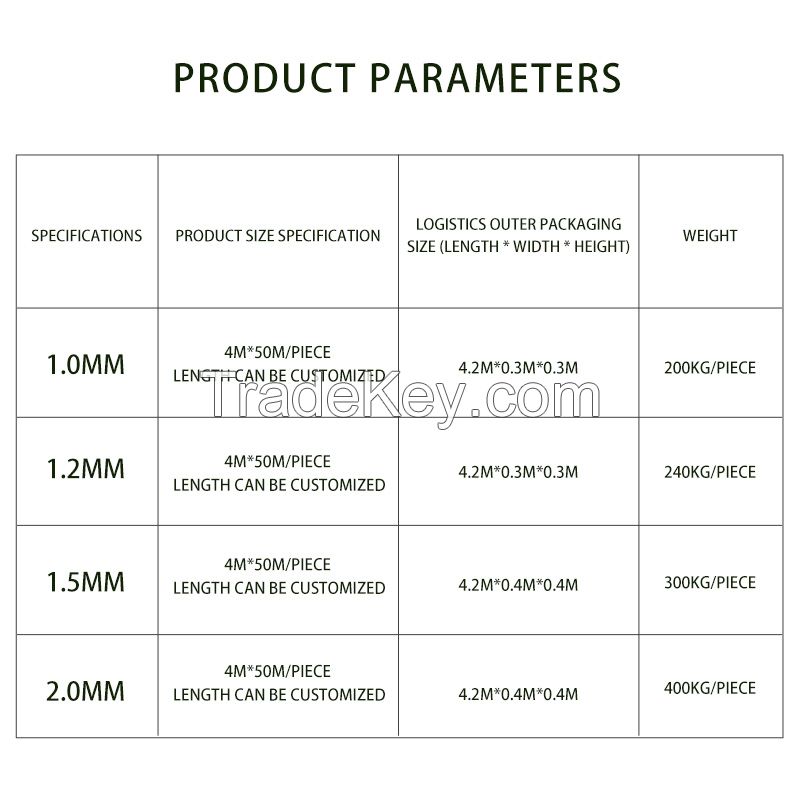  Factory Price Waterproofing Smooth agricultural pond liners Hdpe Geomembranes liner (single frosted surface)