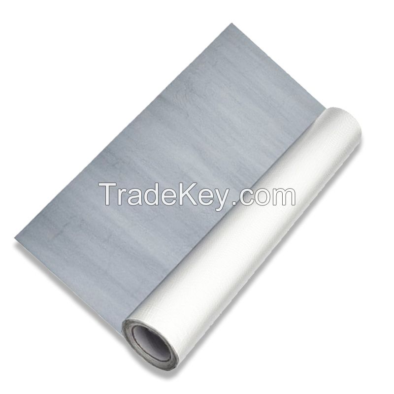 Polymer sand - coated self - adhesive waterproof roll