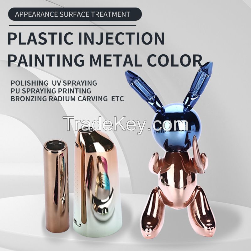 Plastic metal surface spraying iron and aluminum spray paint