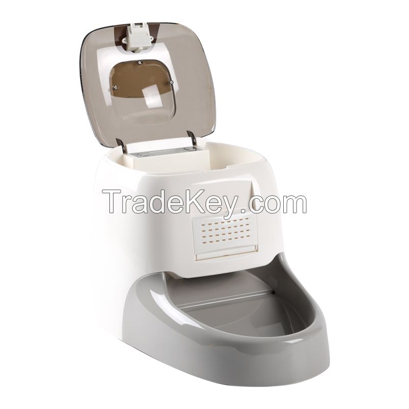 Pet intelligent feeder, cat and dog automatic feeder, timing quantitative large-capacity remote feeder supports customized price. Please leave a message