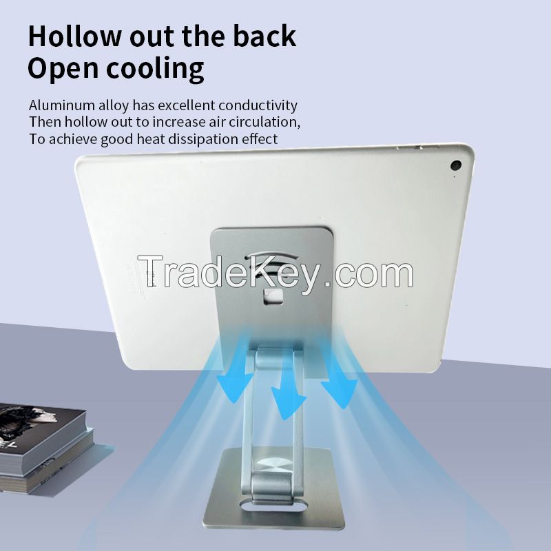 Table top aluminum alloy phone/tablet stand (Color can be customized for orders over 500)