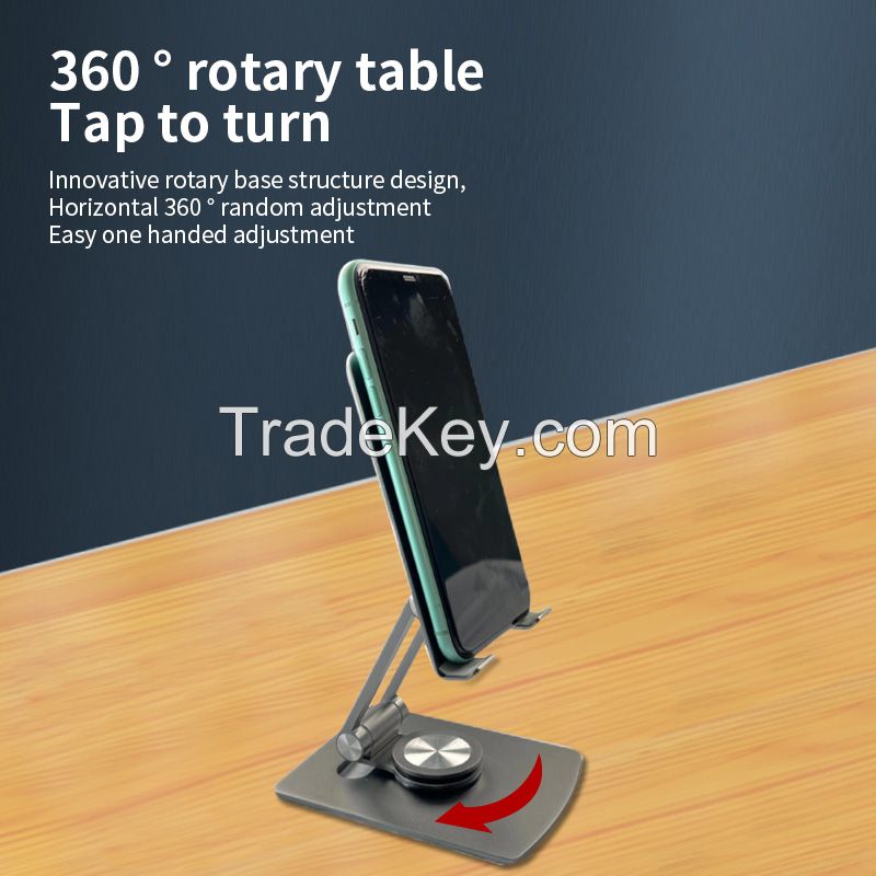 Table top aluminum alloy phone/tablet stand (Color can be customized for orders over 500)