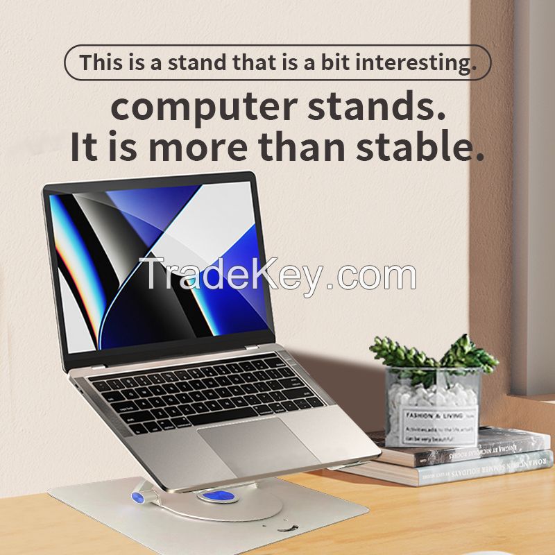 Desktop aluminum alloy notebook rotating stand