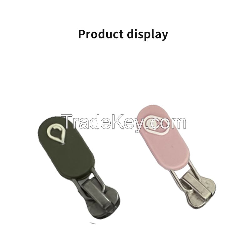 Drop plastic zipper head