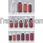 PET plastic bottles for beverage and oral liquid medicines