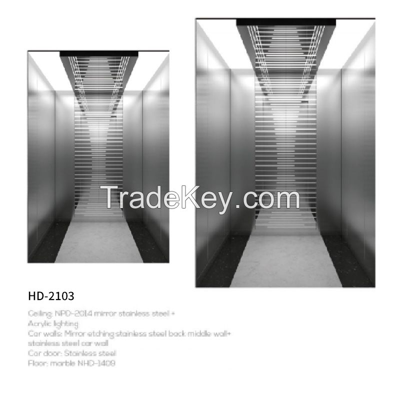 Machine room passenger elevator-HD2000-EMA-C