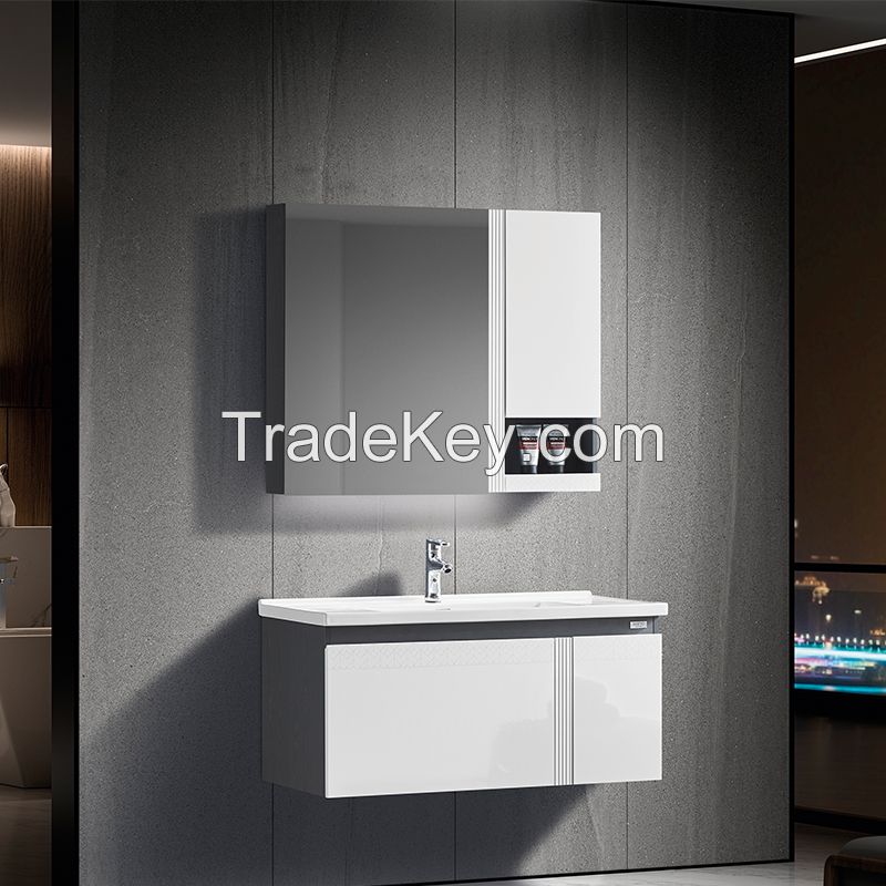 Bathroom cabinet combination high-definition mirror cabinet can be customized, please contact customer service before placing an order