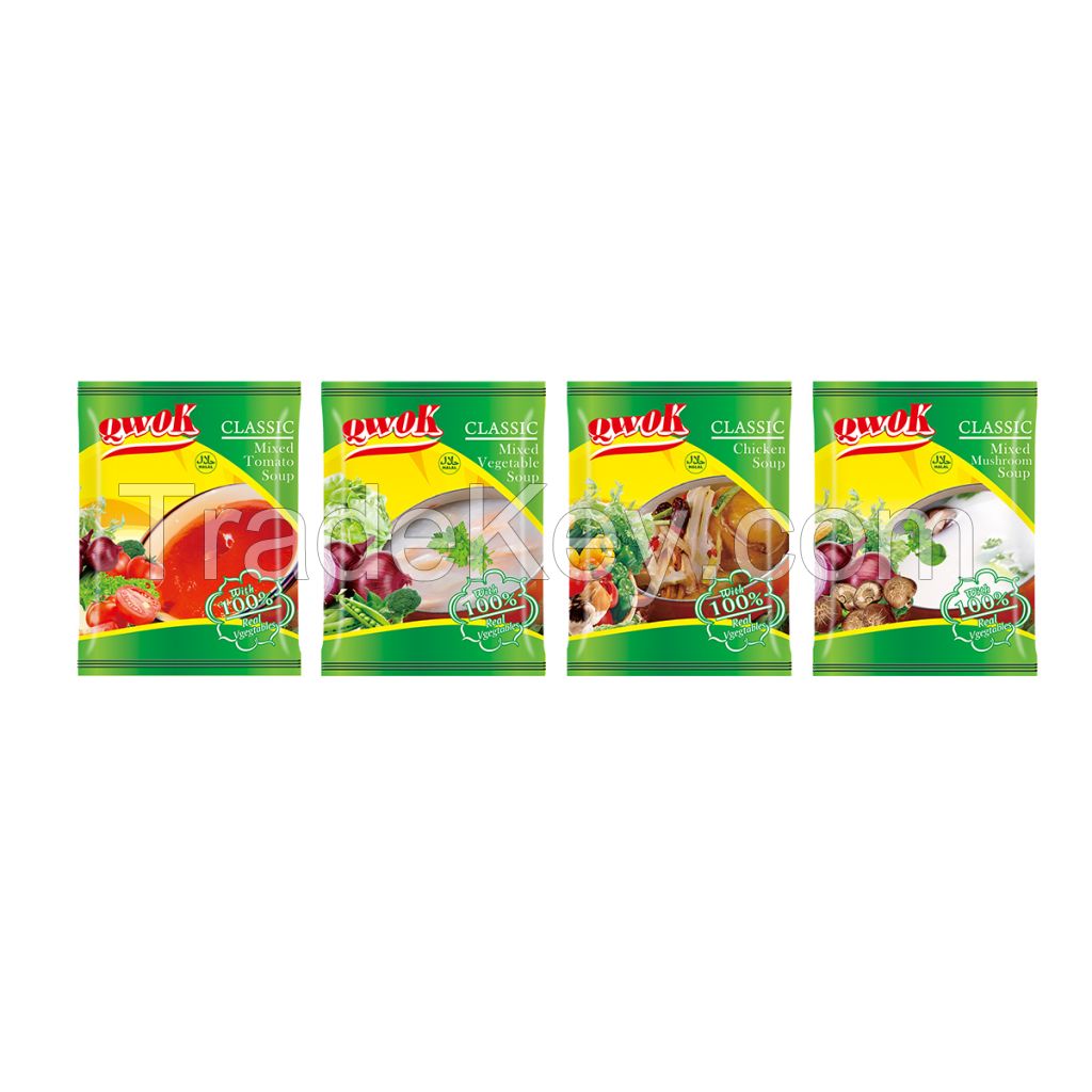 50g or 70g chicken instant soup for halal food OEM with low price