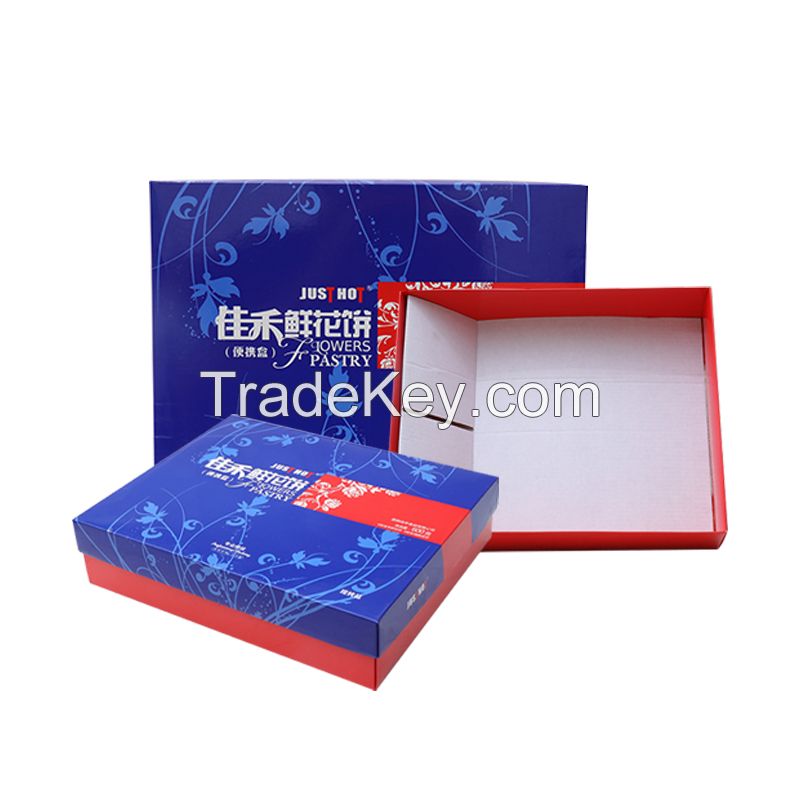 GUOQIANG packaging carton corrugated box gift box heaven and earth cover carton food box essential oil box white cardboard box mask box