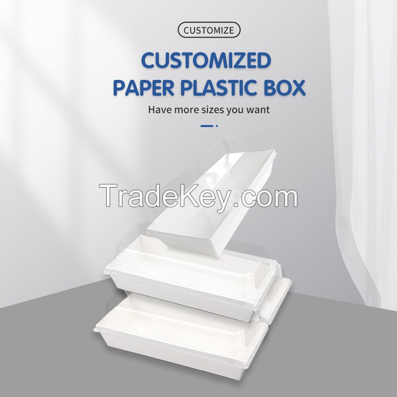  Guoqiang packaging paper plastic box packaging box white gift box can be customized