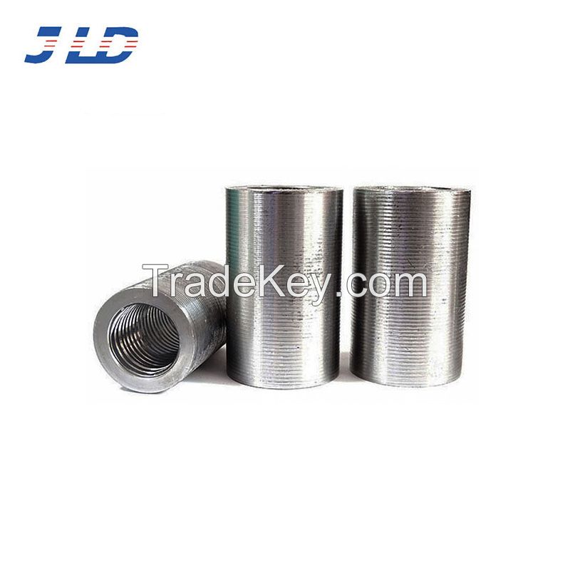  GB 45 steel bar straight thread connection sleeve 16mm-40mm steel bar joint sleeve positive thread sleeve