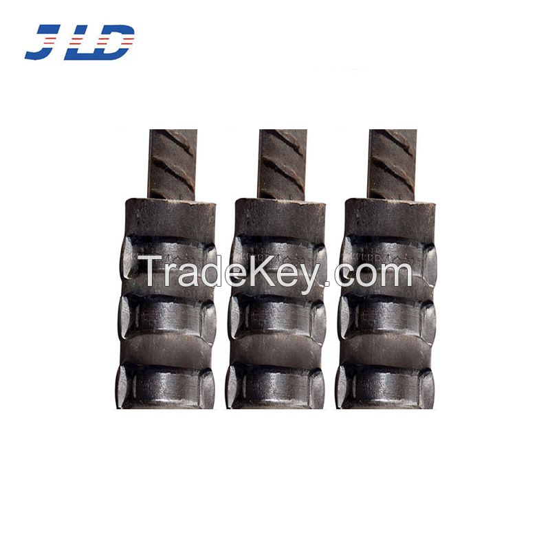 Customized GB iron standard steel bar cold extrusion sleeve one-time molding fast connector can play fishtail pattern bridge connector