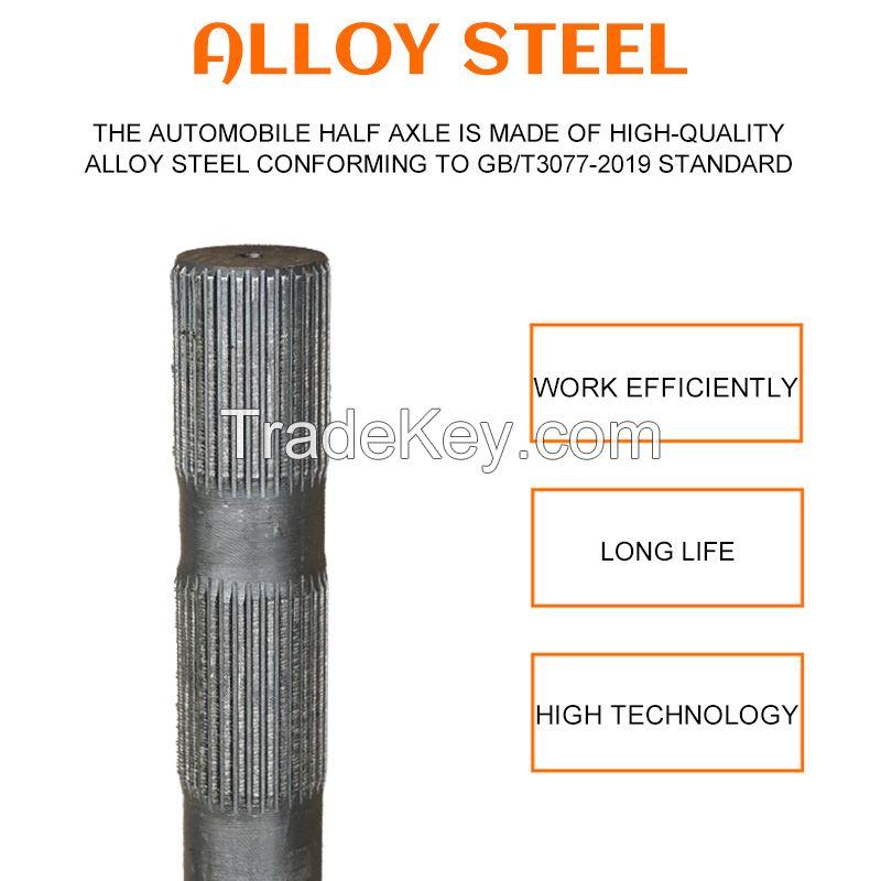 Rear Axle Half-shaft for Construction Vehicle