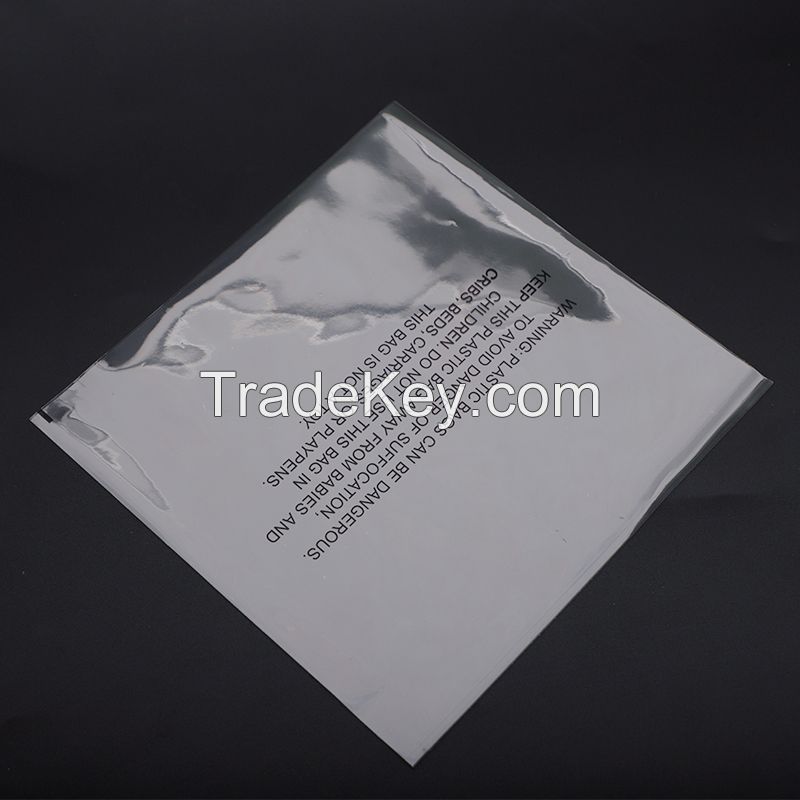 OPP self-adhesive bag transparent trumpet self-adhesive bag self-adhesive packaging 100 bags self-sealing bag ring small bag card jewelry bags can be customized