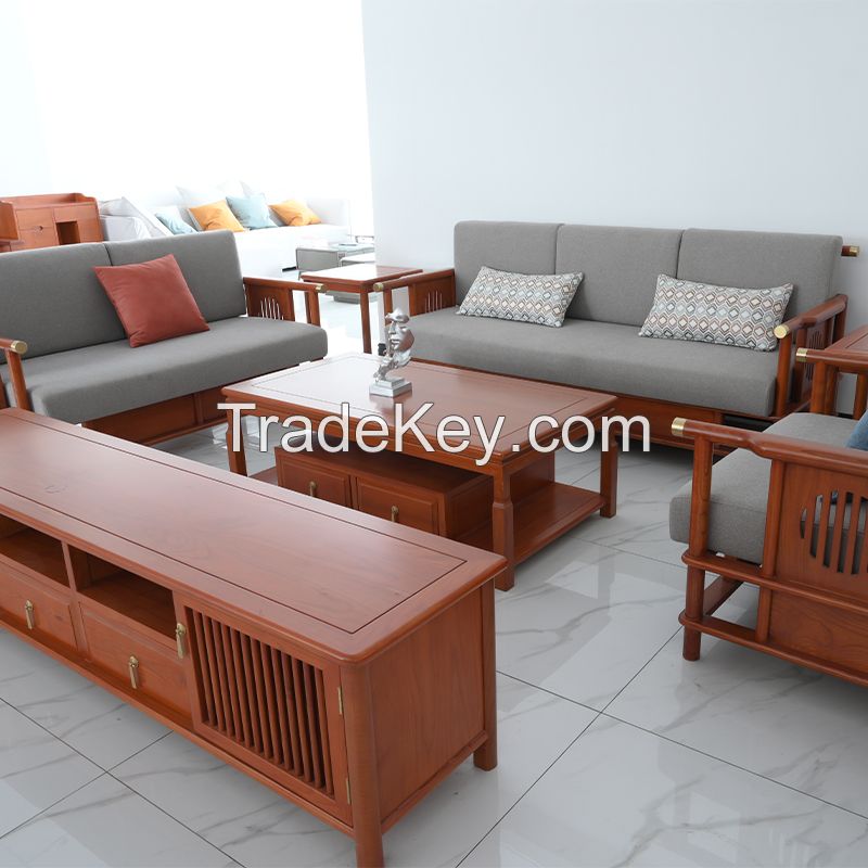 Solid wood sofa Ã¯Â¼ï¿½Imported solid wood, pure manual traditional mortise and tenon technologyÃ¯Â¼ï¿½