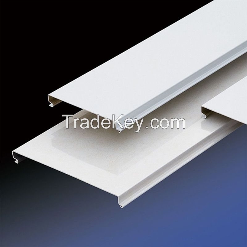 Roller Coated Aluminium Material for Ceilings with Strip Fasteners