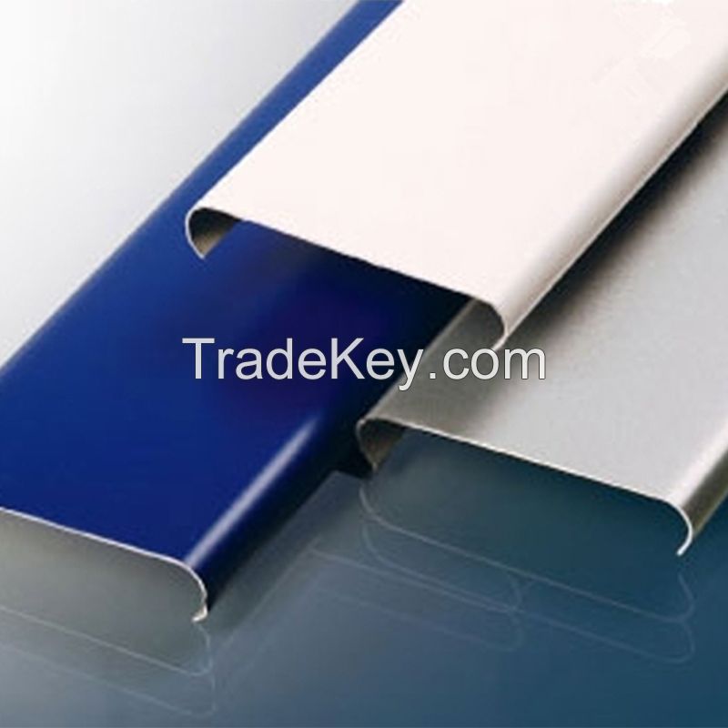 Roller Coated Aluminium Material for Ceilings with Strip Fasteners