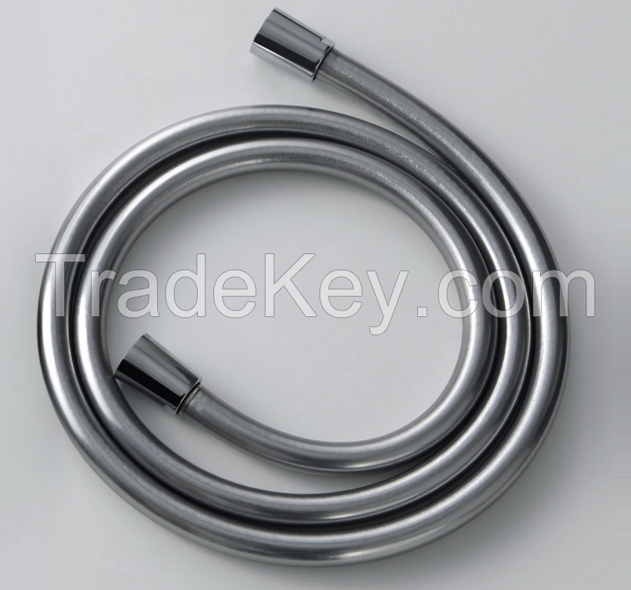 silver shiny shower hose PVC shower hose