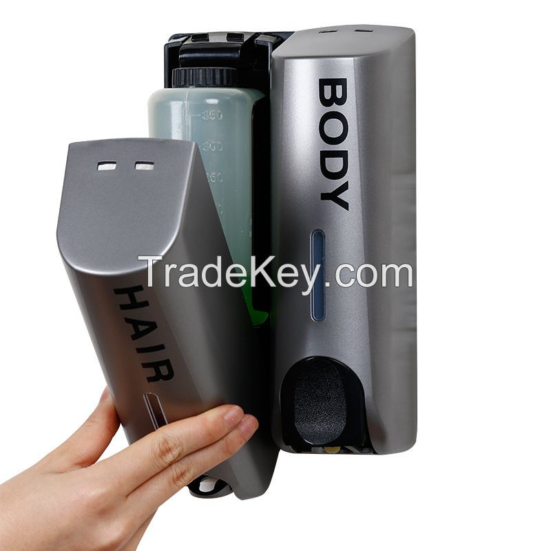 350ml classical double soap dispenser