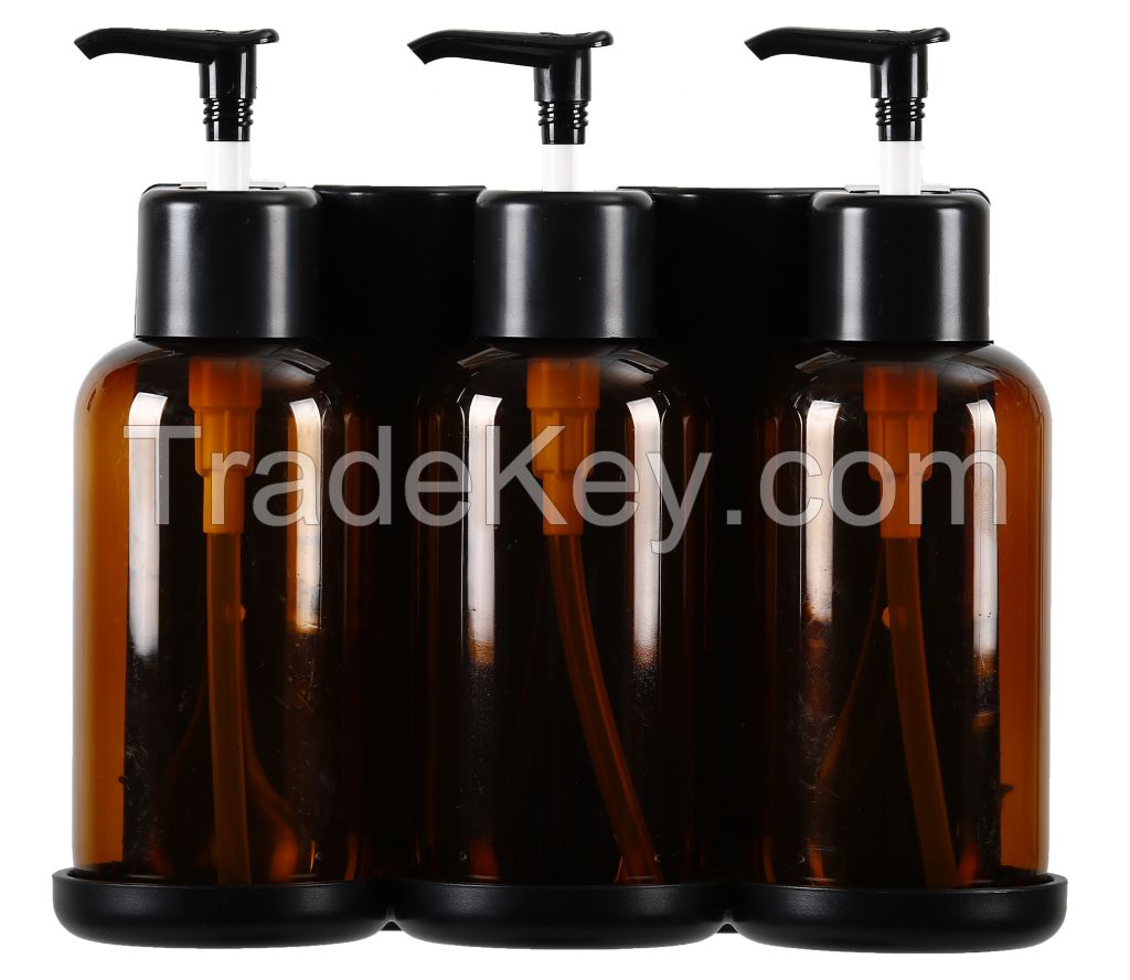 300ml new style triple soap dispenser