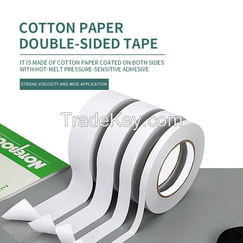 White double-sided adhesive high viscosity student handmade double-sided tape office tape support mailbox contact