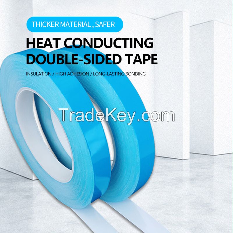 Thermally conductive double-sided adhesive high temperature blue fiberglass double-sided tape can be die-cut