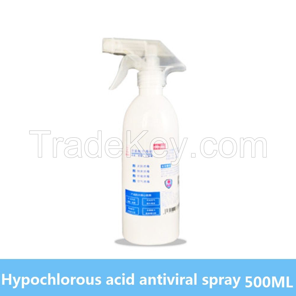 Hypochloric acid disinfection spray