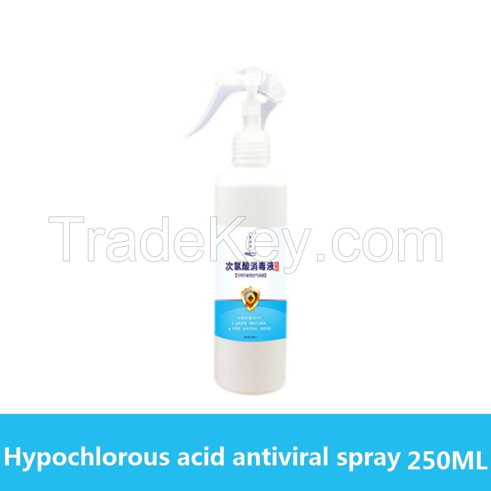 Hypochloric acid disinfection spray