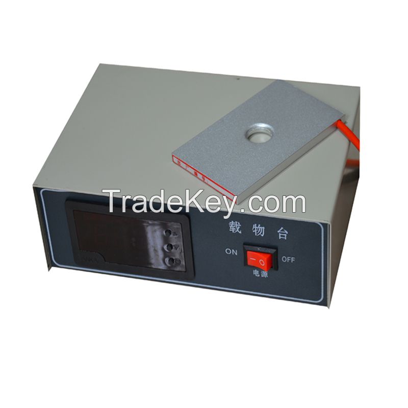 The digital display screen of the constant temperature carrier table can be used with the microscope to support the mailbox contact with uniform heating