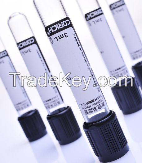 ESR Tube Whole Blood Tubes Evacuated Blood Collection 3.2% Or 3.8% Sodium Citriate(1:4) Tubes, Test Tube For Blood Sample Colletion (CE)