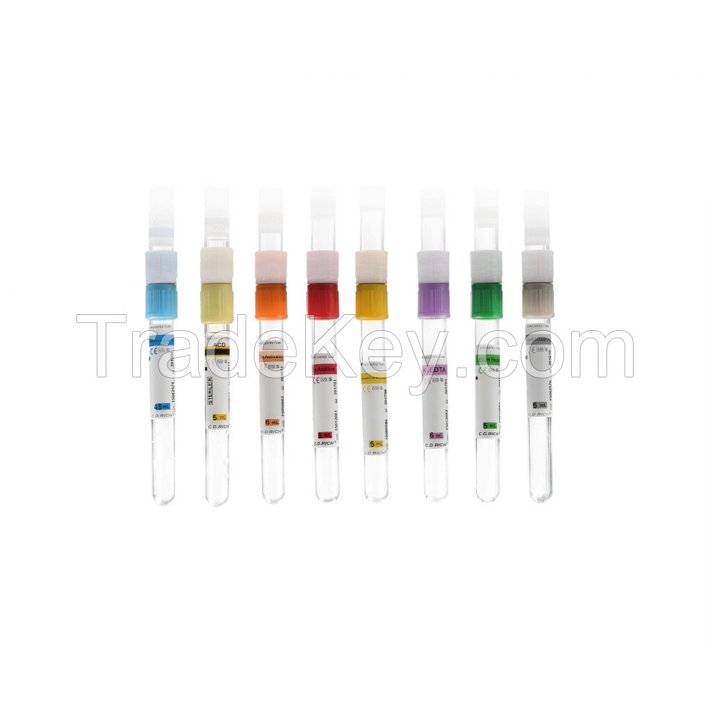 Clot Activator Tubes Evacuated Blood Collection Serum Tube, Test Tube For Blood Sample Colletion (CE)